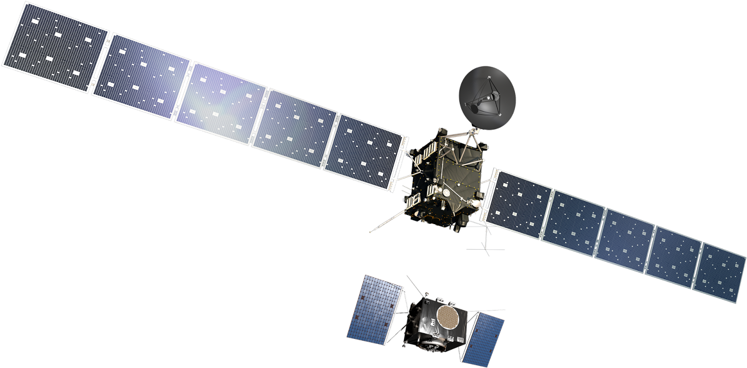“this Wide Array Of Activities Now Being Carried Out - Rosetta Orbiter (1600x825), Png Download