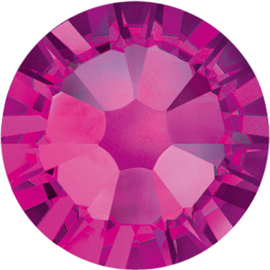 Fuchsia Pink Hotfix - Crystal Golden Shadow Swarovski (970x970), Png Download