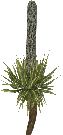 Giant Lobelia - Planta Artificial En Maceta Tropical Amarillo (453x453), Png Download
