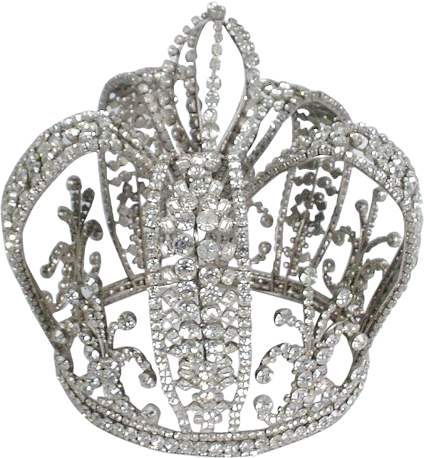 Graphic Library Stock Grandest Jeweled Crown Huge Vintage - Rhinestone (641x641), Png Download