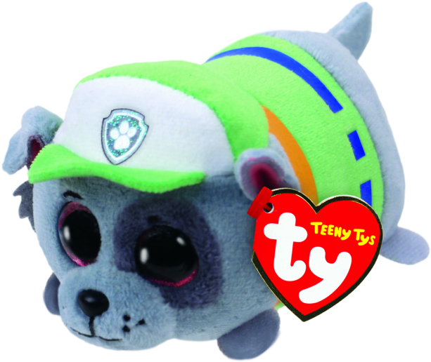Paw Patrol Rocky Dog - Paw Patrol Rocky Beanie Boo (650x531), Png Download