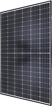120 Cell Monocrystalline Module - Net (380x455), Png Download