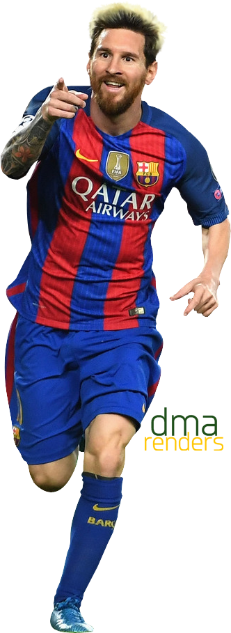 Lionel Messi Png 2017 Jpg Freeuse Download - Lionel Messi Png 2017 (343x925), Png Download
