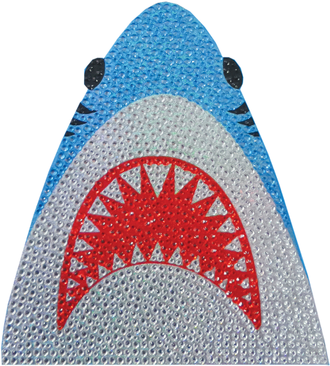 Picture Of Shark Rhinestone Decal - Decal (550x550), Png Download