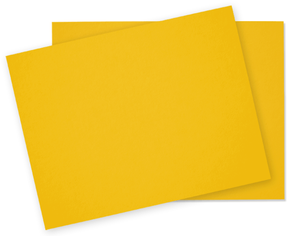 5 X 11" Yellow Card Stock - Paper (600x484), Png Download