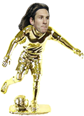 If You Happened To Watch The Barcelona Arsenal Champions - Lionel Messi (350x410), Png Download
