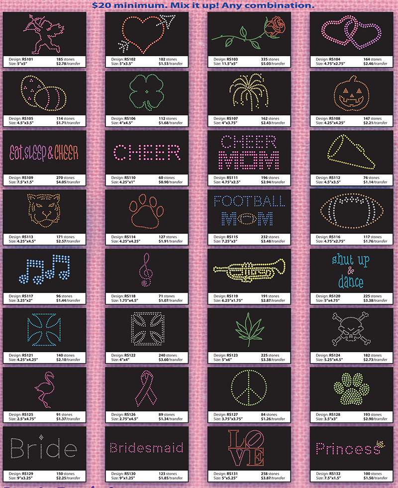 Stock Rhinestone Transfers (800x981), Png Download