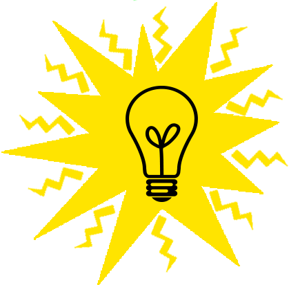 For This Logo, I Used The Lightbulb Custom Shape In - Light Bulb (419x412), Png Download