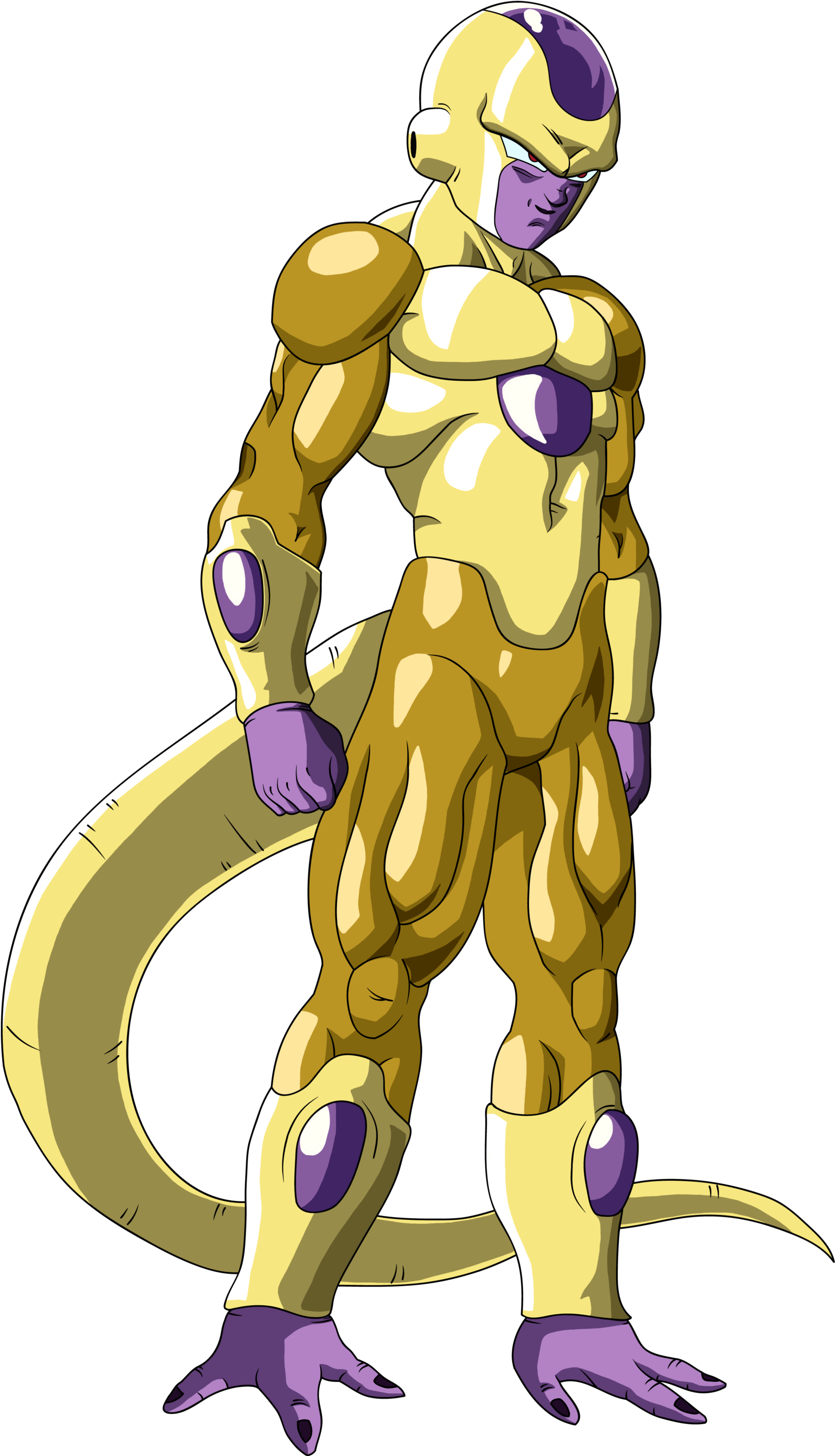 Goku Transparent Golden Frieza - Gold Frieza (1600x2776), Png Download