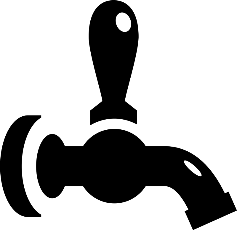 Beer Tap Rubber Stamp - White Beer Tap Png (800x775), Png Download