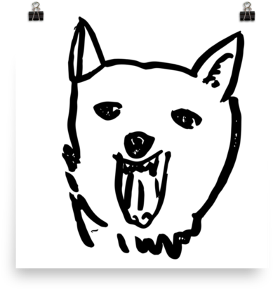 Dori Shiba Puppy Poster - Puppy (600x600), Png Download