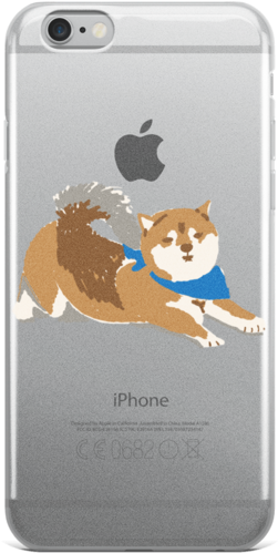 Shiba Inu Iphone Case - Iphone 7 Clear Case Ultra Thin Tpu Cover Protective (600x600), Png Download