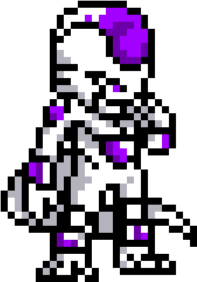 Frieza - Frieza Final Form Pixel Art Geid (350x430), Png Download