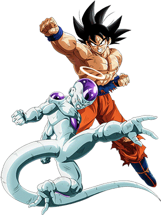 End Of An Old Grudge Goku & Frieza (angel) - Goku And Frieza Dokkan Battle (426x568), Png Download