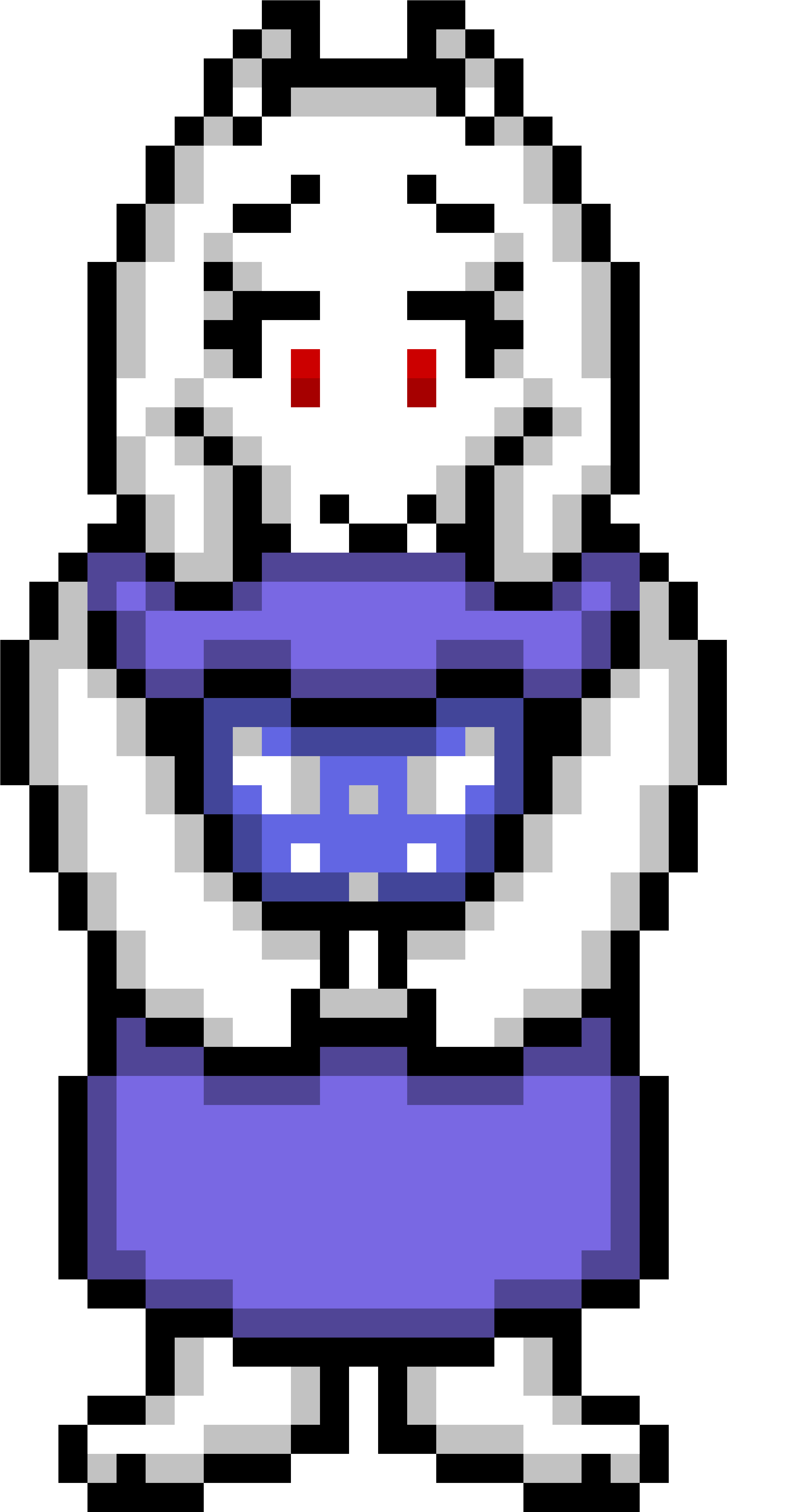 Undertale Toriel Sprite - Undertale Pixel Art Toriel (3400x5400), Png Download