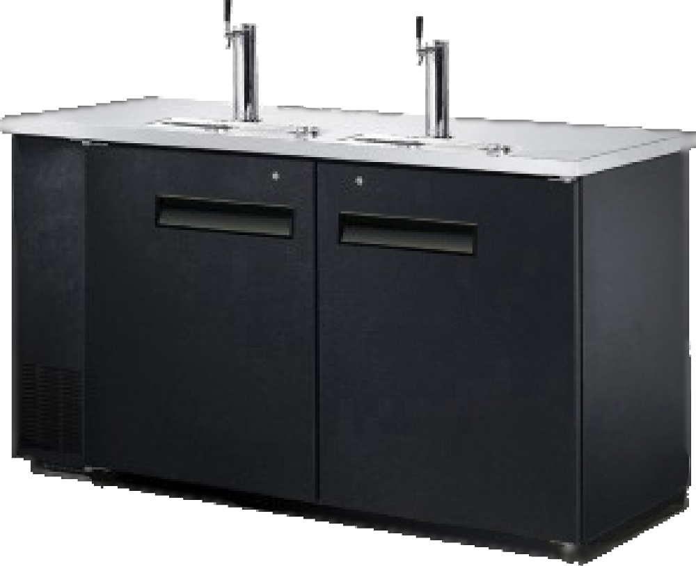 2 Door Direct Draw Beer Keg Cooler (1000x814), Png Download