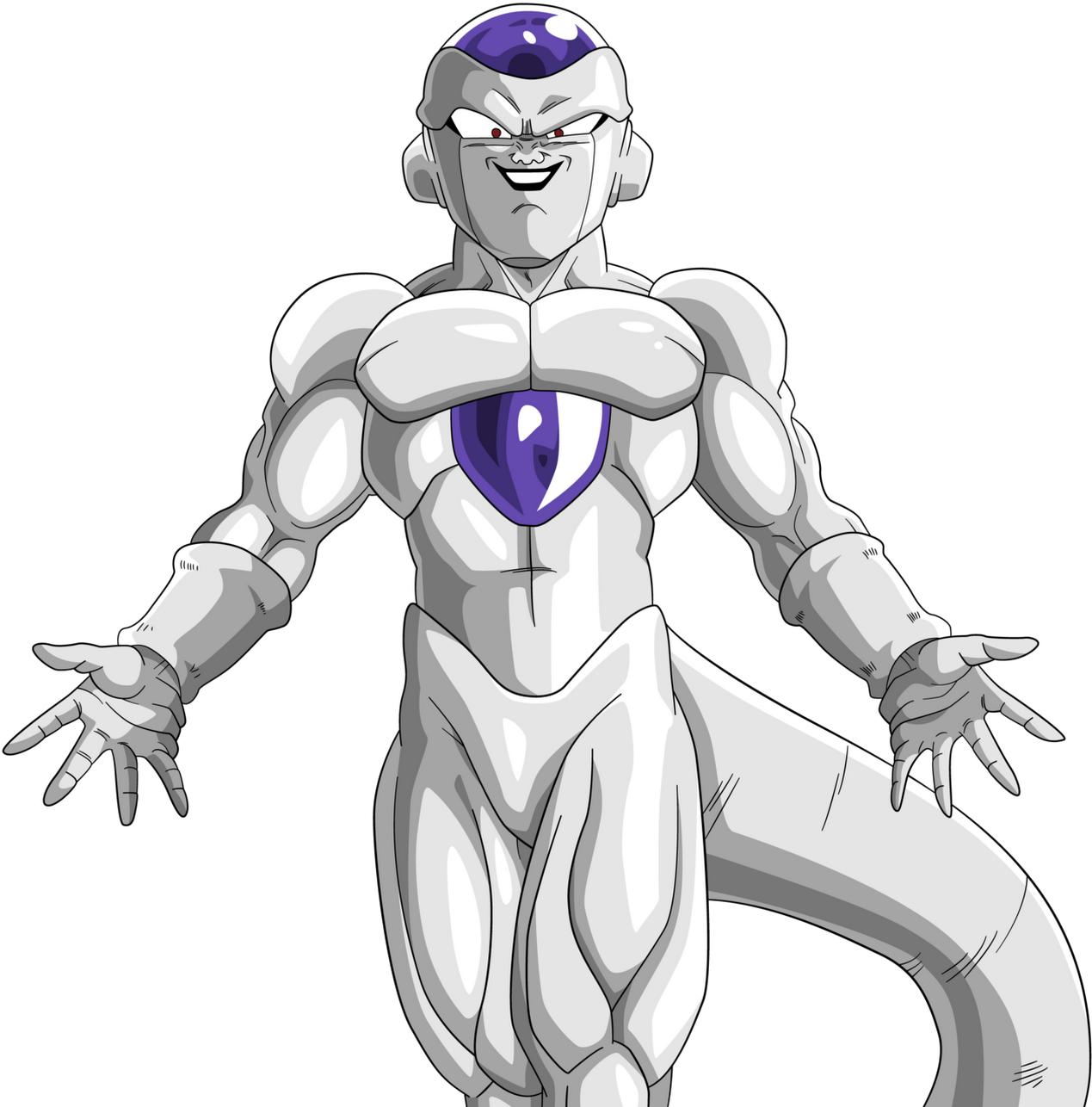 Although He Cannot Get Any Stronger Through Unlocking - Golden Freeza (1280x1301), Png Download