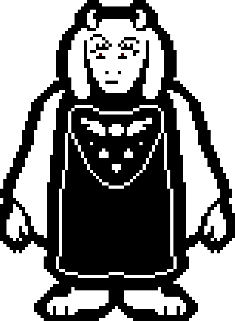 Toriel Battle Sprite Png - Undertale Toriel Battle Sprite (760x1040), Png Download