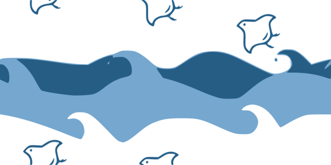 Wind Wave Sea Ocean - Sea Waves Clipart (680x340), Png Download