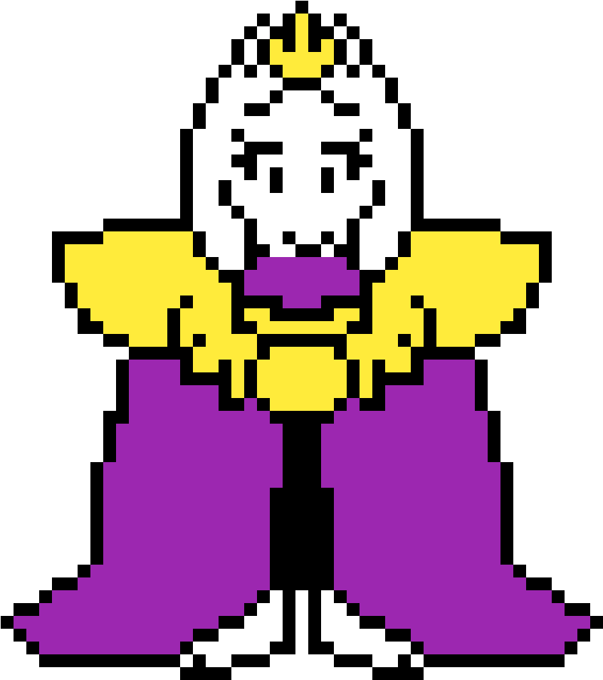 Underswap Toriel - Undertale Toriel Pixel Art (900x1170), Png Download