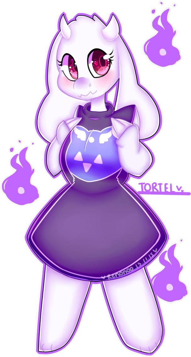 A Cute Toriel Fills You With Determination By Bunxl - Cute Toriel (684x1168), Png Download