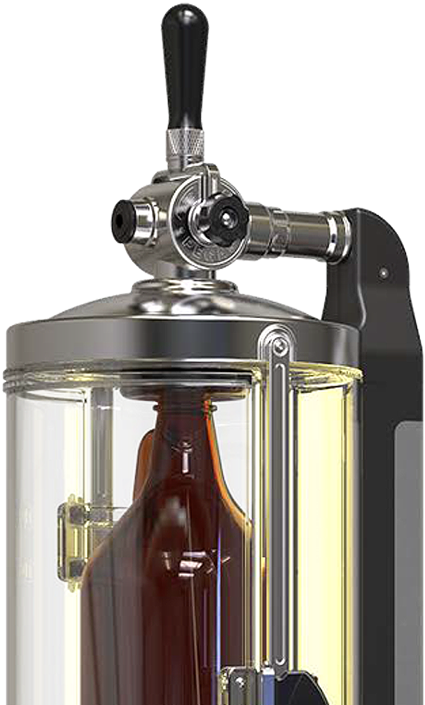 92% Of Them Prefer The Taste Of Beer In Growlers Filled - Craftap 3.0 Growler Filler (650x1005), Png Download