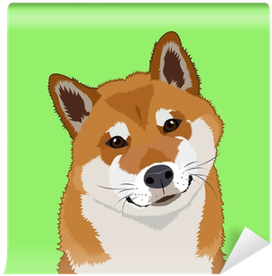 Shiba Inu Pillow Case (400x400), Png Download