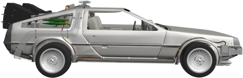 Delorean Dmc-12 (1000x1000), Png Download