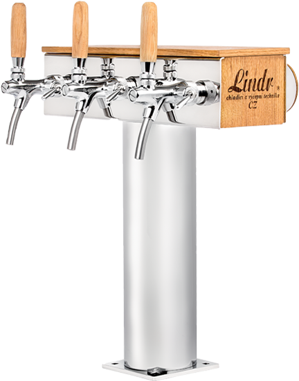 T Grand Tower 3 Or 5 Tap - Výčepní Stojan Grand T 3x Kohout, Dub (600x600), Png Download