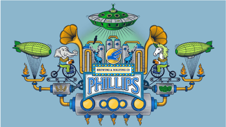 Phillips Brewing - Beer (1000x412), Png Download