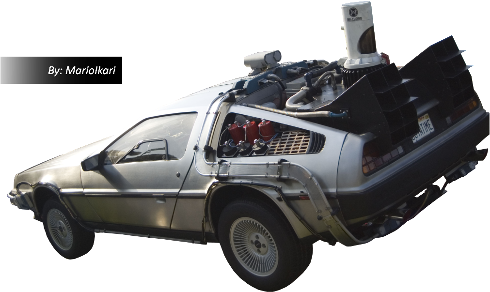Photo Delorean - Delorean Dmc-12 (1023x614), Png Download