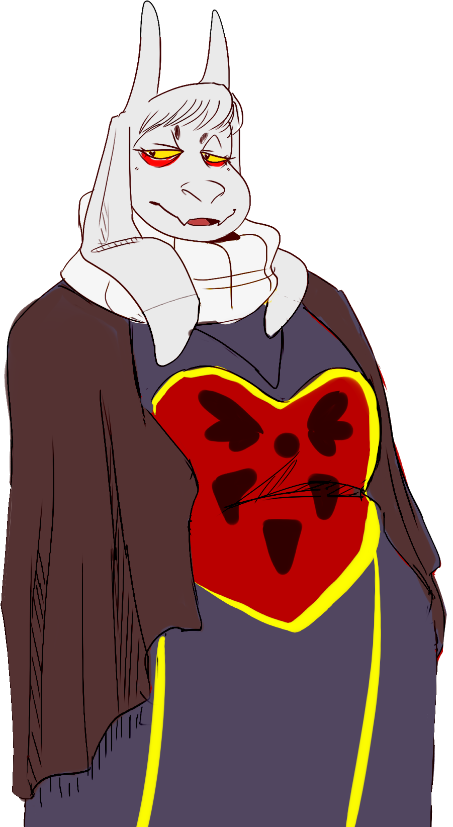 Rp Blog For Underfell Toriel From Undertale Private - Illustration (1355x1801), Png Download
