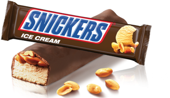 Snickers Ice Cream - Snickers Ice Cream Bar (600x525), Png Download