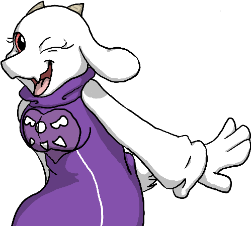 Toriel - Cartoon (595x537), Png Download