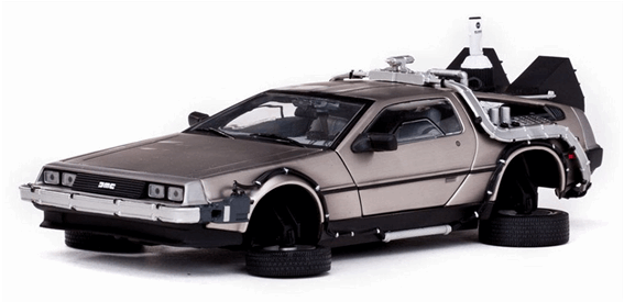 1 Of - Delorean Back To The Future 2 (600x600), Png Download