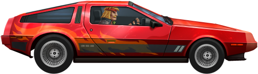 Picture - Delorean Dmc-12 (579x329), Png Download