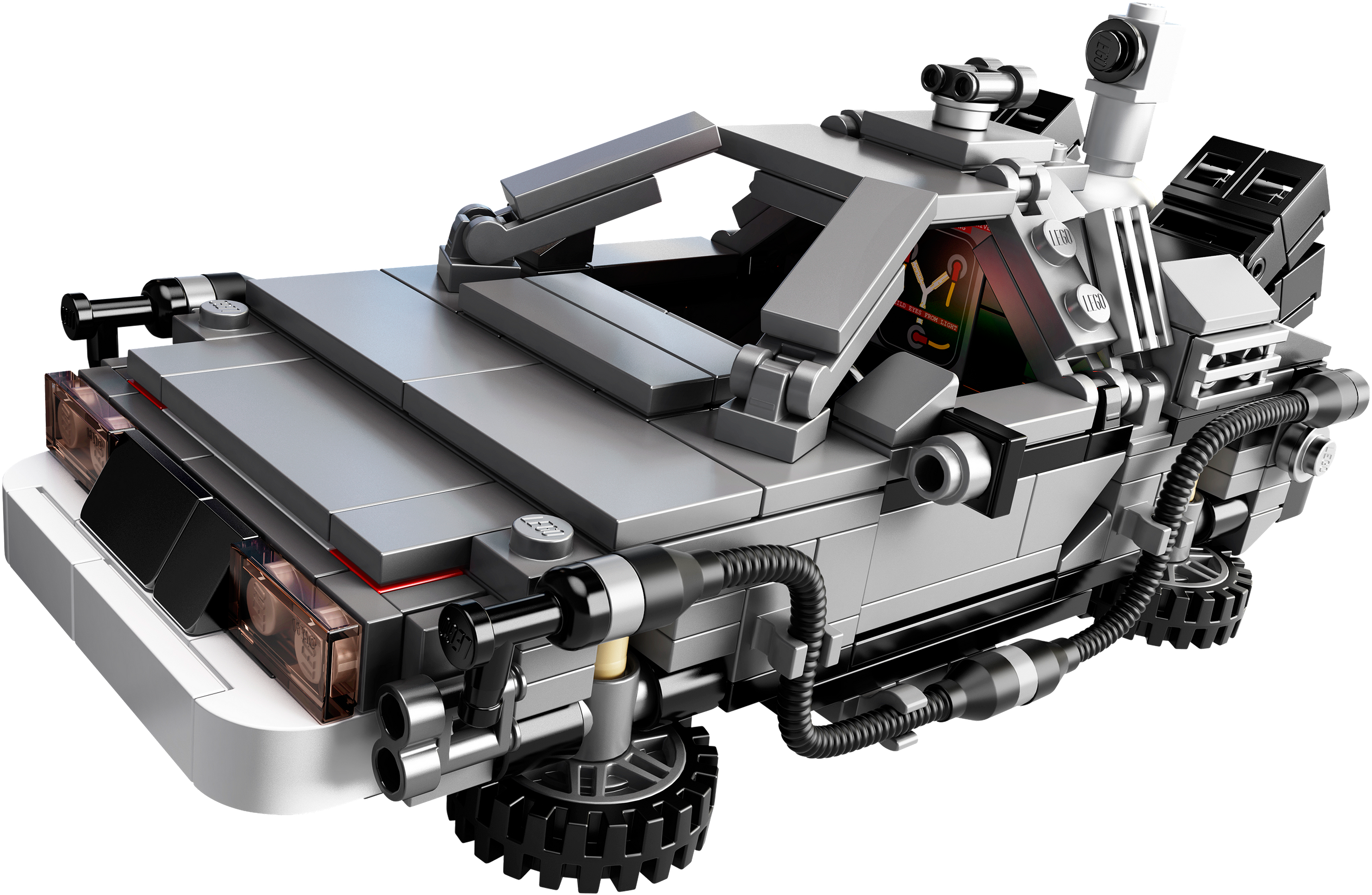 Lego 21103 Delorean Dmc-12 - Delorean Back To The Future Lego (4000x3000), Png Download