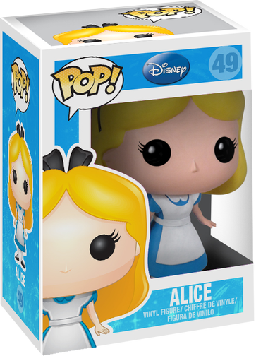 Alice In Wonderland - Disney Alice In Wonderland Funko Pop (363x504), Png Download