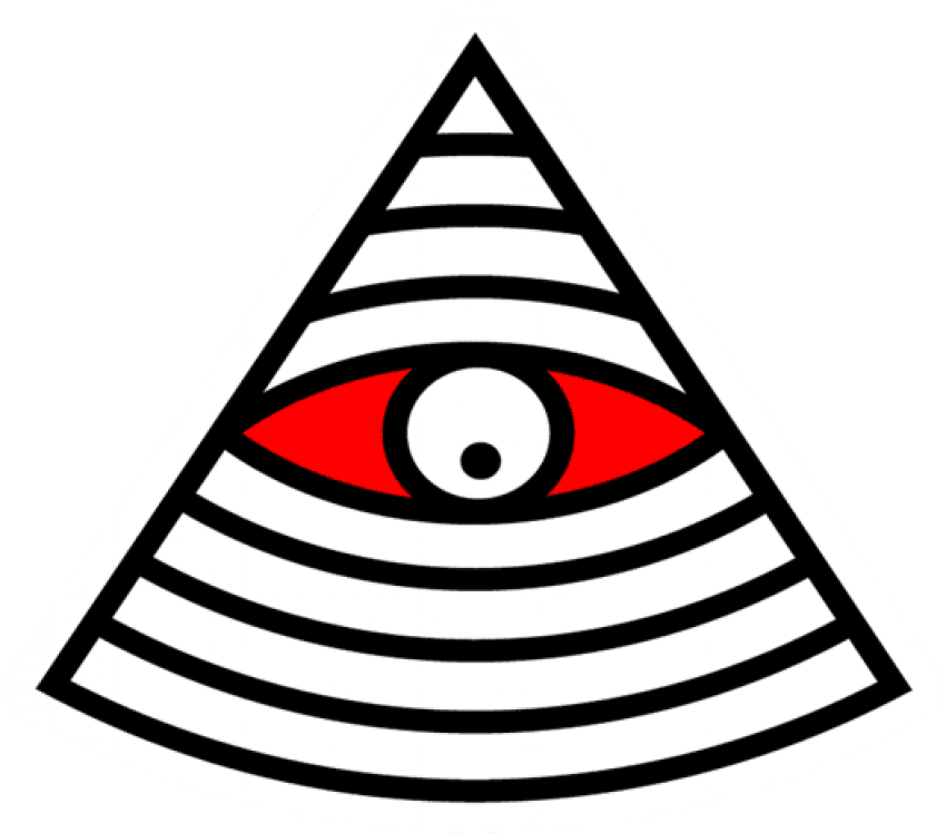 Illuminati Eye Sticker - Illuminati Eye Vector (528x528), Png Download