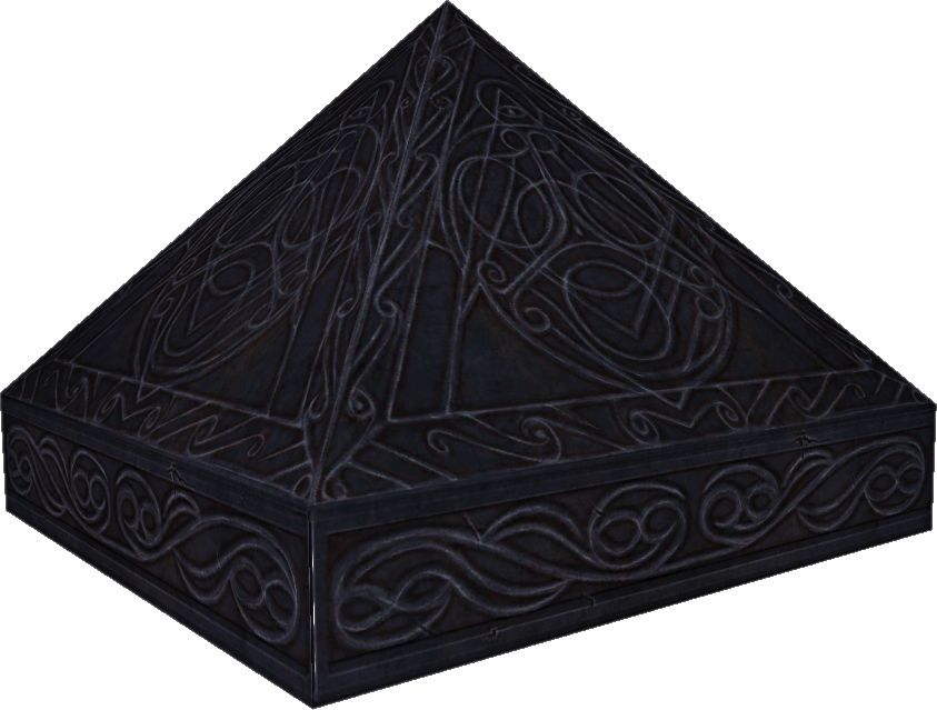 Eye In Triangle At Top Of Shrine - Wood (843x639), Png Download