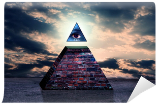 New World Order Pyramid Of Illuminati Wall Mural • - Illuminati Agent Of Uganda (400x400), Png Download