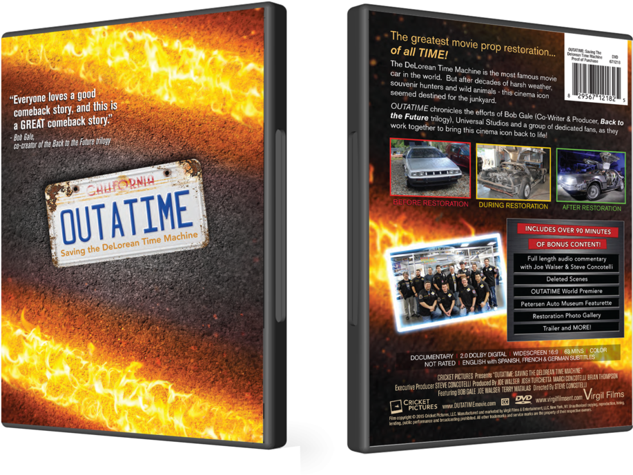 Saving The Delorean Time Machine - Virgil Films And Entertainment Outatime (1024x731), Png Download