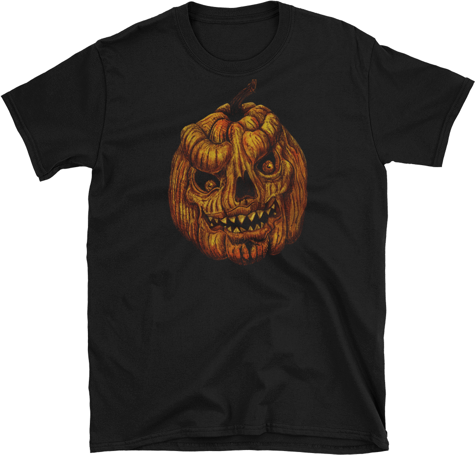 Spooky Pumpkin Halloween Black T Shirt $16 - Mud Will Wash Of But The Memories Will Last A Lifetime (1000x1000), Png Download