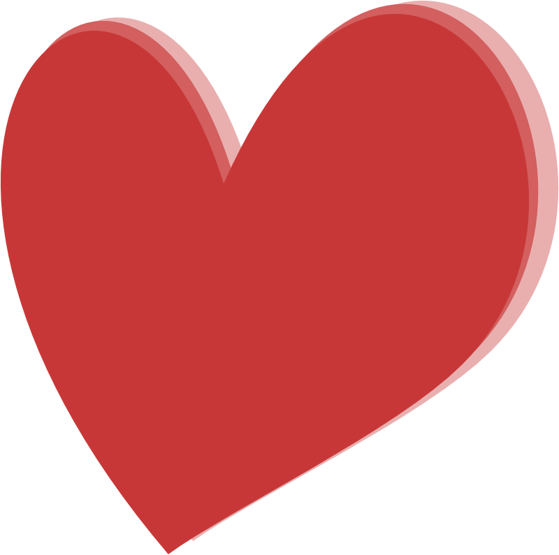Layered Heart - Icon Trái Tim Png (800x795), Png Download
