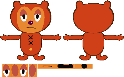 I'll Have A Chocolate Frosty And A Cherry - Parappa The Rapper Bear (414x306), Png Download