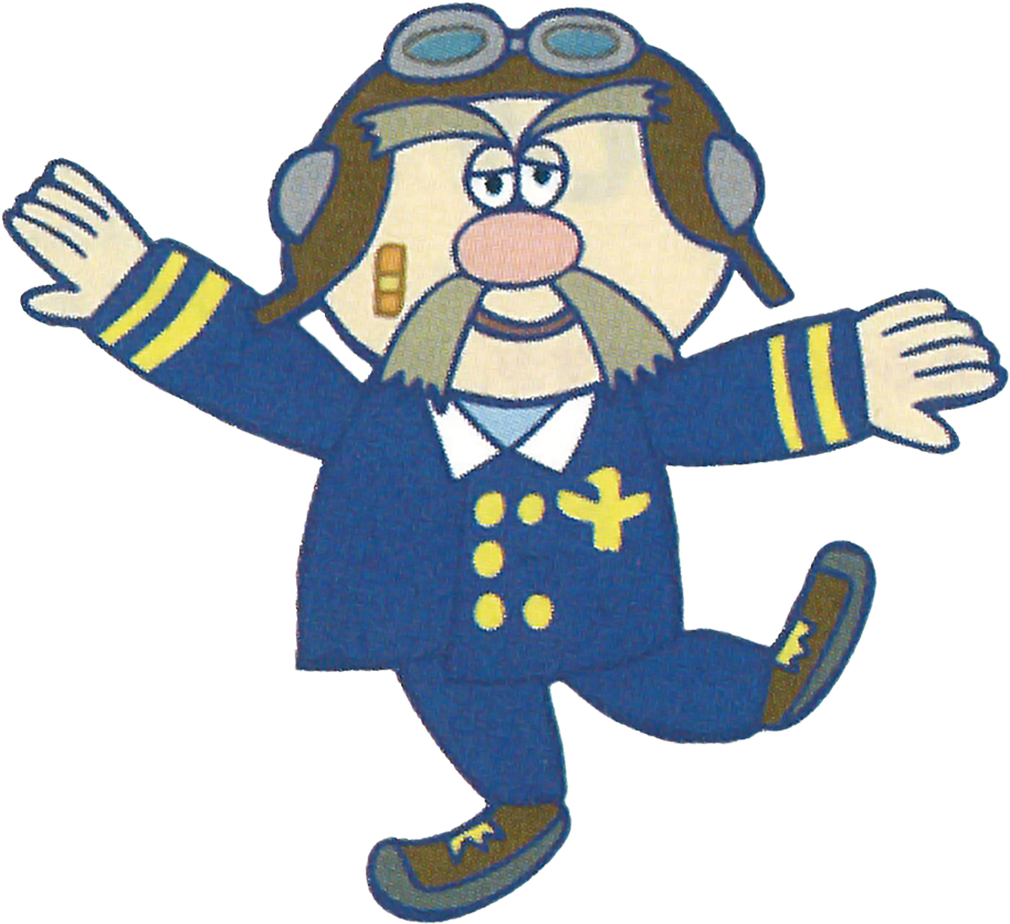 Captain Fussenpepper - Cartoon (936x864), Png Download