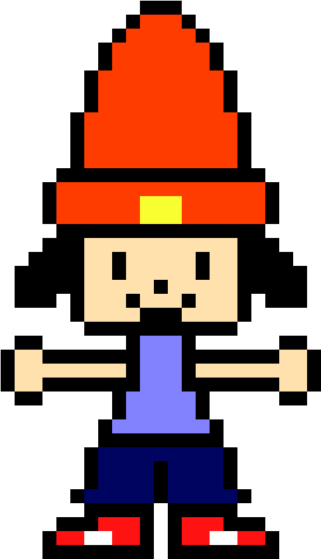 Parappa - Parappa The Rapper Pixel Art (700x920), Png Download
