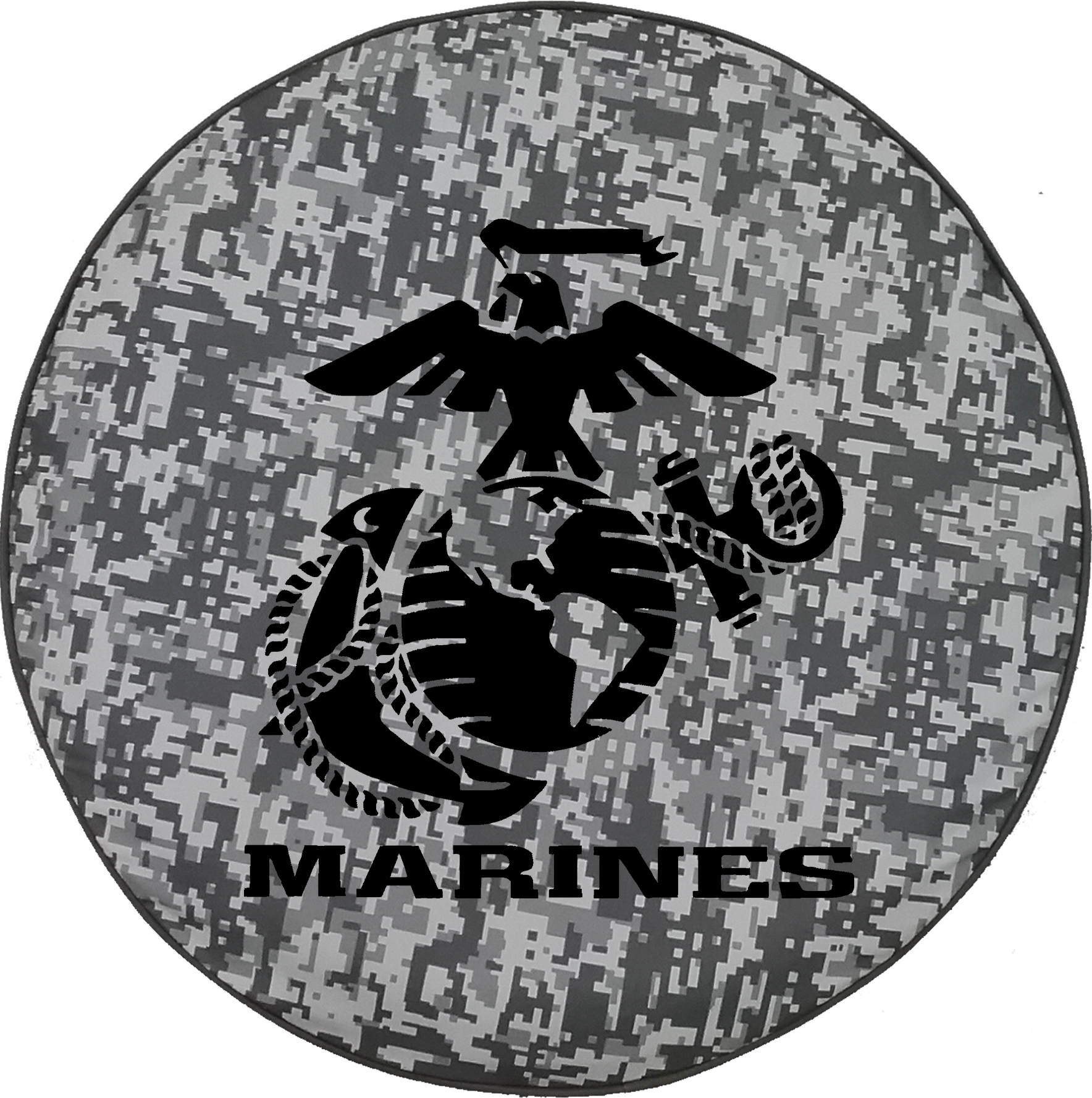 Digital Urban Camo - Big Eagle Globe And Anchor (1768x1777), Png Download