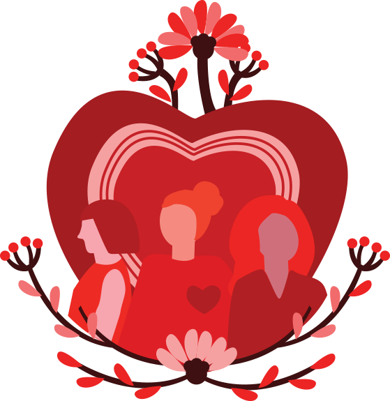 Take The Quiz - Heart (559x575), Png Download