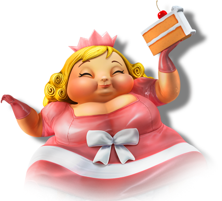 Don't - Fat Princess Psasbr (480x444), Png Download